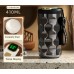 LED temperature display insulated cup 316 stainless steel cup intelligent coffee insulated bottle 410ml vacuum bottle coffee cup
