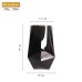Pure Black Crystal Golden Edge Wine Glass Goblet Light Luxury Irregular Model Room Special Champagne Cup Whiskey Beer Glasses