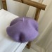 Retro Beret Hat Autumn Winter Women British Hepburn stylish Artist Painter Hats Thick Warm Woolen Pumpkin