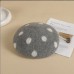 New Wool Beret Women's Retro Warm Thickening Painter Hat Ladies Fashion Pumpkin Cap Wild Autumn Winter Women Cute Berets Dot the