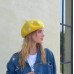 New Wool Beret Women's Retro Warm Thickening Painter Hat Ladies Fashion Pumpkin Cap Wild Autumn Winter Women Cute Berets Dot the