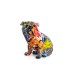 Creative Colorful Bulldog Resin Craft Decoration