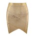 Fashion Women's Crossover Broadband Skirt Slim Polychrome Solid Color Lower Back Mini Skirts  Winter New Tide 