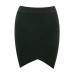 Fashion Women's Crossover Broadband Skirt Slim Polychrome Solid Color Lower Back Mini Skirts  Winter New Tide 