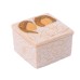 Love and friendship square jewelry storage box resin home storage decoration