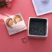 Love and friendship square jewelry storage box resin home storage decoration