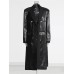Solid Patchwork Button Casual Loose Trenches For Women Notched Collar Long Sleeve Spliced Pockets Trench Female New