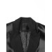 Solid Patchwork Button Casual Loose Trenches For Women Notched Collar Long Sleeve Spliced Pockets Trench Female New