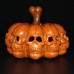 Multi sided Skull Handheld Pumpkin Lantern Terrifying Desktop Skull Decoration