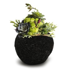 Minimalist volcanic stone potted plant ornaments