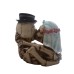 Love skull model resin skull handicraft ornaments