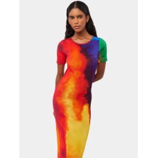 Hawthaw Women Short Sleeve Party Club Streetwear Vacation Bodycon Long Dress 2023 Summer Clothes Wholesale Items For Business