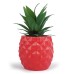 Red pineapple plant resin handicraft ornaments