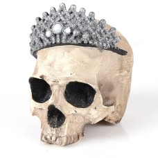 Crown Skeleton Resin Home Decoration