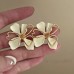 Jewelry Silver Needle Geometric Splicing Color Flower Earrings For Women Female Gift Ear Accessories Hot Sale