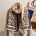 Luxury Winter Cute Cashmere Scarf Women Design Thick Pashmina Blanket Warm Shawl Wrap Neckerchief with Tassel Poncho Stoles