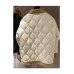 Korean Style Winter Jackets For Women All-match Loose Spliced Notched Neck Outwear Single Breasted Lady Daily Clothing Ins Hot