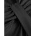 Plunging Neckline Slit Ruched Vegas Dress