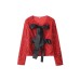 Spring new cross-border women's clothing from Europe and America, stylish and stylish bow tie sequin top