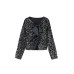 Spring new cross-border women's clothing from Europe and America, stylish and stylish bow tie sequin top