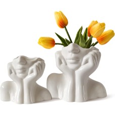 Human Body Ceramic Vase Human Shape Art Vase Nordic Home Decoration Ceramic Vase