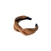 South Korea's East Gate PU Leather Tie Tie Hair Hoop in the Middle Solid Leather Wide Edge Wash Face Headband Women's Style Outgoing Hair Clip