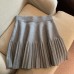 High Waist Pleated Knitted Short Skirt  Autumn/Winter New Korean Version Age Reducing Versatile Half Skirt Women's Trend