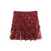 Spring Summer  Woman Fashion Mini Skirt Casual Slim A-Line High Waisted Female 