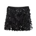 Spring Summer  Woman Fashion Mini Skirt Casual Slim A-Line High Waisted Female 