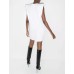 Summer Fashion Casual Commuter Round Neck Sleeveless Pad Dress