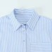 TRAF Stripe Shirt Dress Women  Fashion Loose Long Dresses For Woman Clothing Irregular Casual Dress Vintage Ladies Dresses