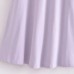 TRAF Purple Long Dresses For Women  Vintage Loose Casual Dress Female Short Sleeve Fashion Office Summer Dress Lady Robe