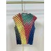 Design Polka Dot Pleated Type Summer Gentle Fresh Style Women Versatile Round Neck Top