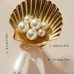 Natural Shell Dangle Earrings For Women Creative Pearl Earrings Jewelry Wholesale Accessories Gifts