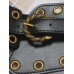 Vintage Circular Decoration Elasticity Wide Waist Sealing Fashion Tide All-match Brown Waistband
