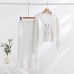 Set of Two Pieces for Elegant Women Knitted Casual Two Parts  Fall  Winter Long Sleeve Women's  Suit Fashion Vintage Clothes