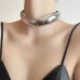 Irregular Metal Cuff Torques Choker For Women Europe American Style Personality Catwalk Necklace Jewelry Accessories
