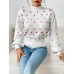 Fitshinling Fashion Sweater Multicolor Hairball Pullover Knitwears Winter Long Sleeve Top Female Clothing New In Jumper Hot