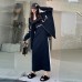 Fashion sweater set for women's autumn and winter new loose knit cardigan casual skirt