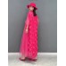Summer Round Neck Pullover Dress Loose Mid-length Dot Mesh Splicing Chiffon Irregular Dress Women