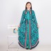 Leopard print lapel long sleeved lace up loose oversized women's cardigan skirt