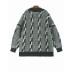 Gray Denim Pocket Big Size Knitting Cardigan Sweater V-Neck Long Sleeve Women New Fashion Tide Spring Autumn