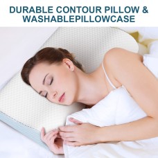 Ergonomic Contour Design Memory Foam Firm Ventilated Gel Foam Pillow for Side Sleepers Ergonomic Contour Design Memory Foam Firm Ventilated Gel Foam Pillow for Side Sleepers