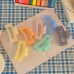 New Korean Retro Hair Claws  Clamp Hollow Geometric Square Leopard Pattern Ponytail Hair Grabbing Clips for Women
