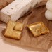 Irregular Stripe Square Stud Earring Stainless Steel Gold Color Geometric Vintage Large Jewelry for Women Trend
