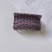New Vintage Colorful Checkered Lattice Acetate Acrylic Large Rectangle Hair Claw Clips for Women Hair Accessories