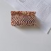 New Vintage Colorful Checkered Lattice Acetate Acrylic Large Rectangle Hair Claw Clips for Women Hair Accessories