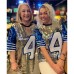 New Baseball Football Game Female Tops Sequin Women