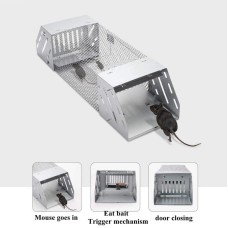 Humane Rat Trap, Chipmunk Rodent Trap That Work for Indoor and Outdoor Small Animal - Mouse Voles Hamsters Live Cage
