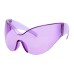New Steampunk Oversized Sunglasses Women Trends One Piece Punk Sun Glasses